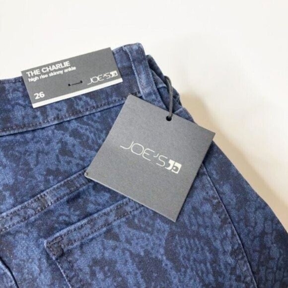 JOE'S JEANS Charlie Snakeskin Print Skinny Jeans  - Picture 10 of 10